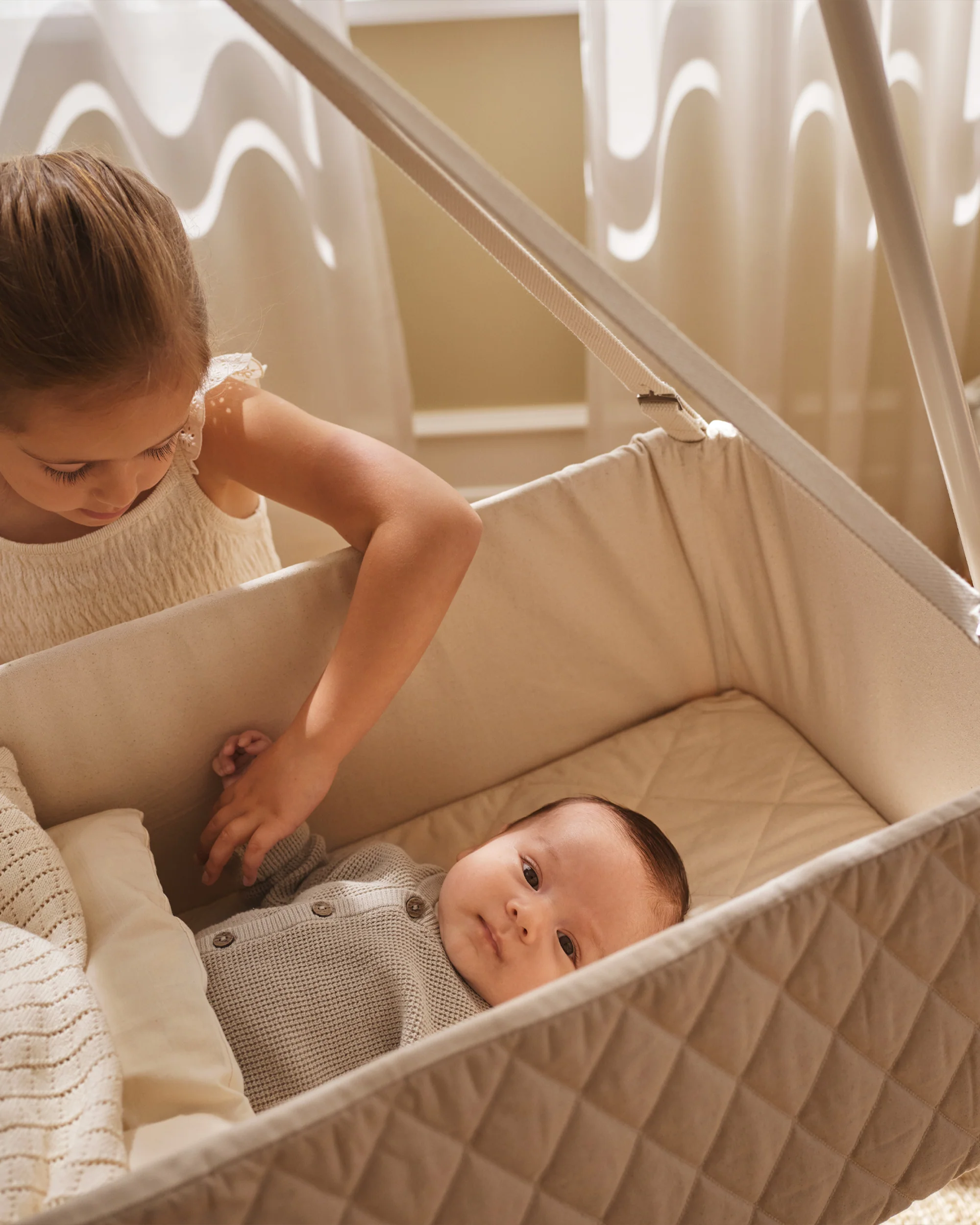 Foam mattress for quilted cradle - Image 3